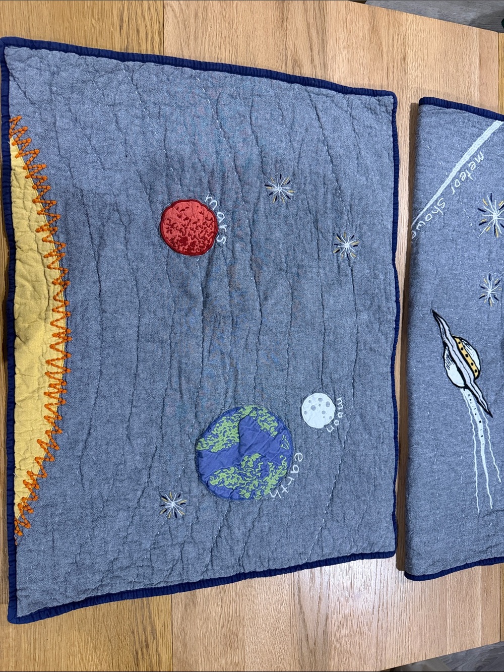 Pottery Barn Kids Space Pillow Shams